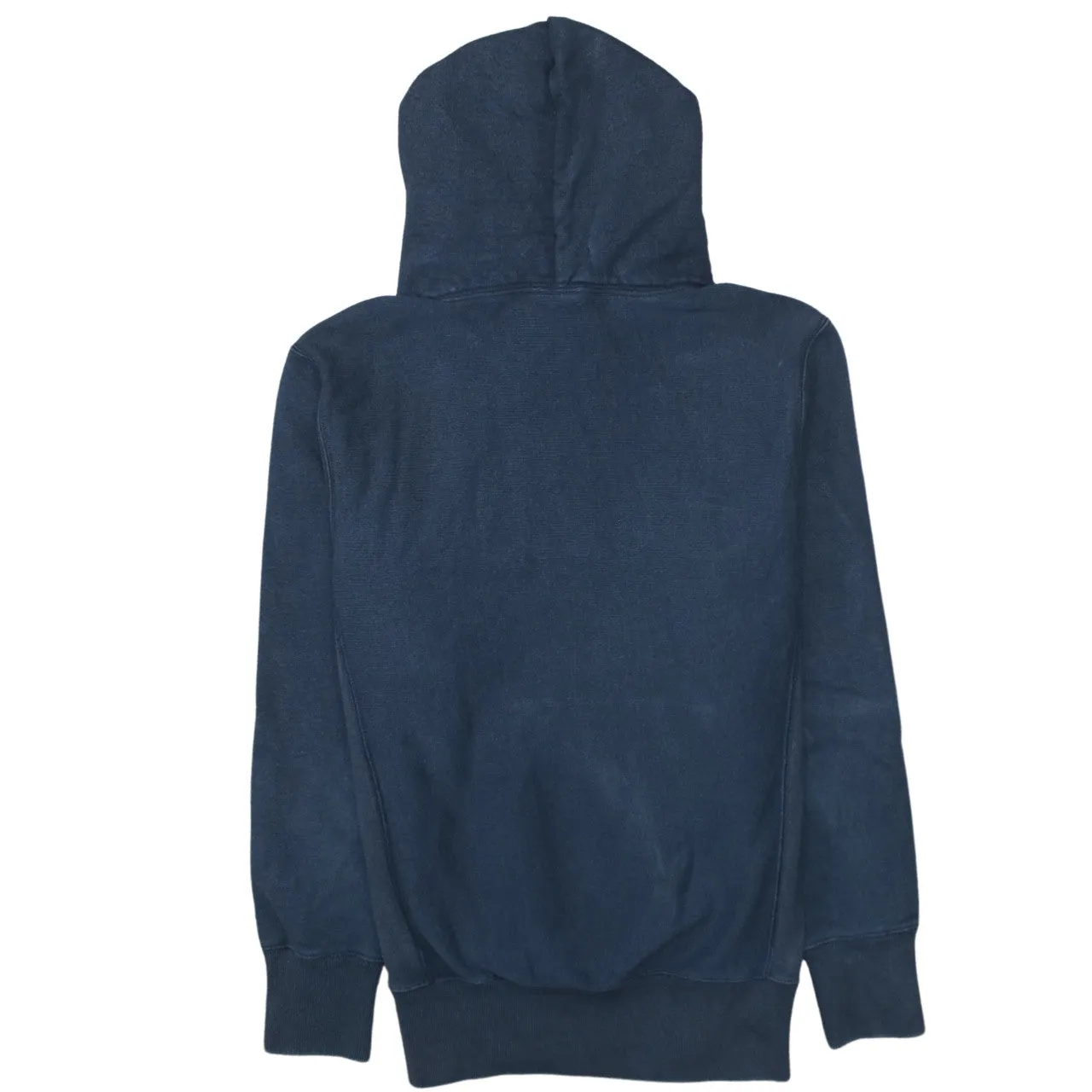 Champion Black Hoodie Women’s Medium Embroidered Script Logo Front Pocket Pullover Sweatshirt sold by Vintage Club product image thumbnail 2