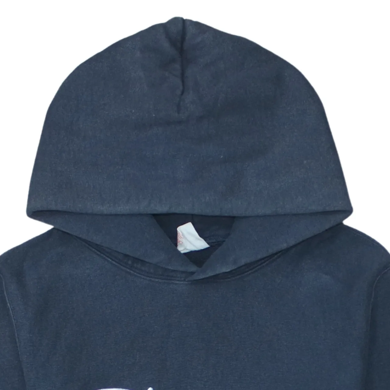 Champion Black Hoodie Women’s Medium Embroidered Script Logo Front Pocket Pullover Sweatshirt sold by Vintage Club product image thumbnail 3