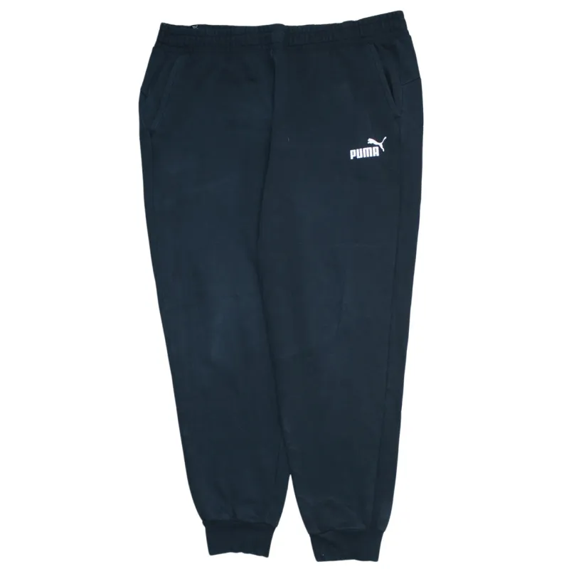 Puma Black Joggers Men’s XLarge Embroidered Logo Elastic Waist Cuffed Sweatpants sold by Vintage Club