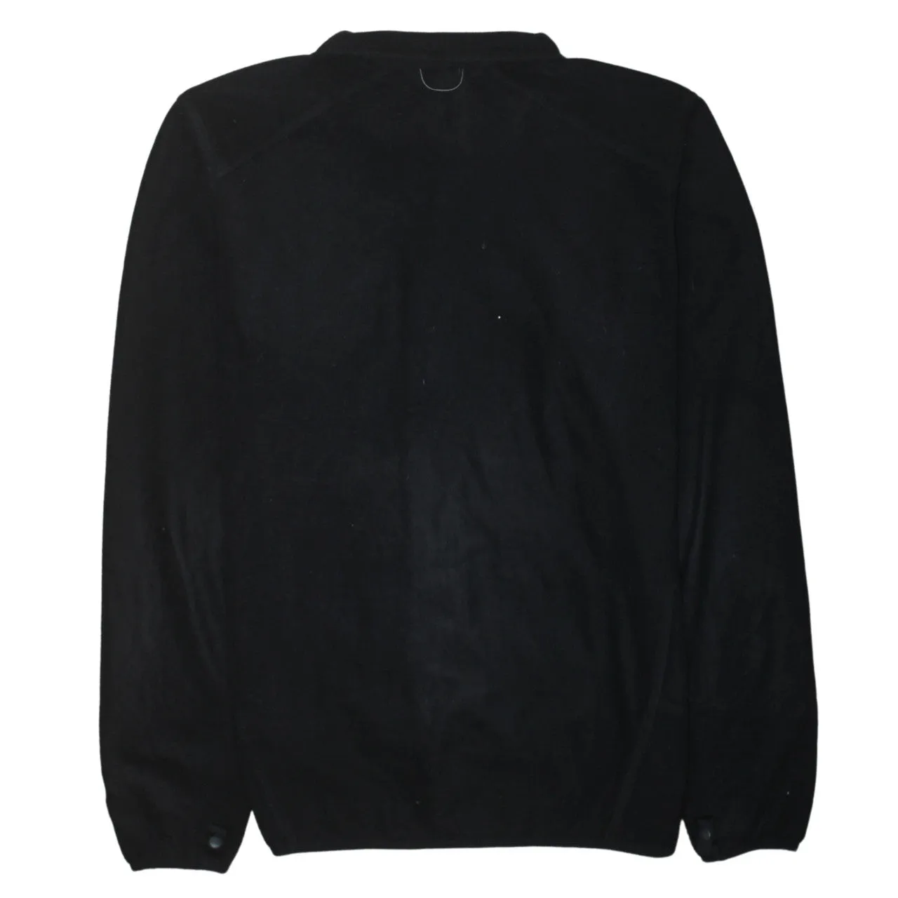 The North Face Black Fleece Jacket Men's Small Full Zip Embroidered Chest Logo Outerwear sold by Vintage Club product image thumbnail 2