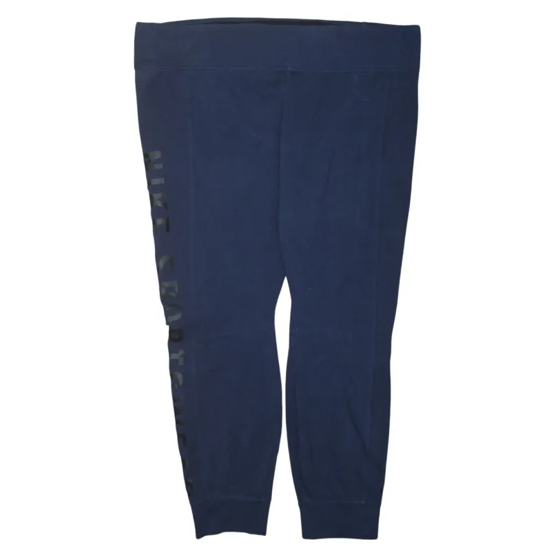 Nike Navy Blue Joggers Men’s 3XL Printed Sportswear Logo Cuffed Sweatpants sold by Vintage Club