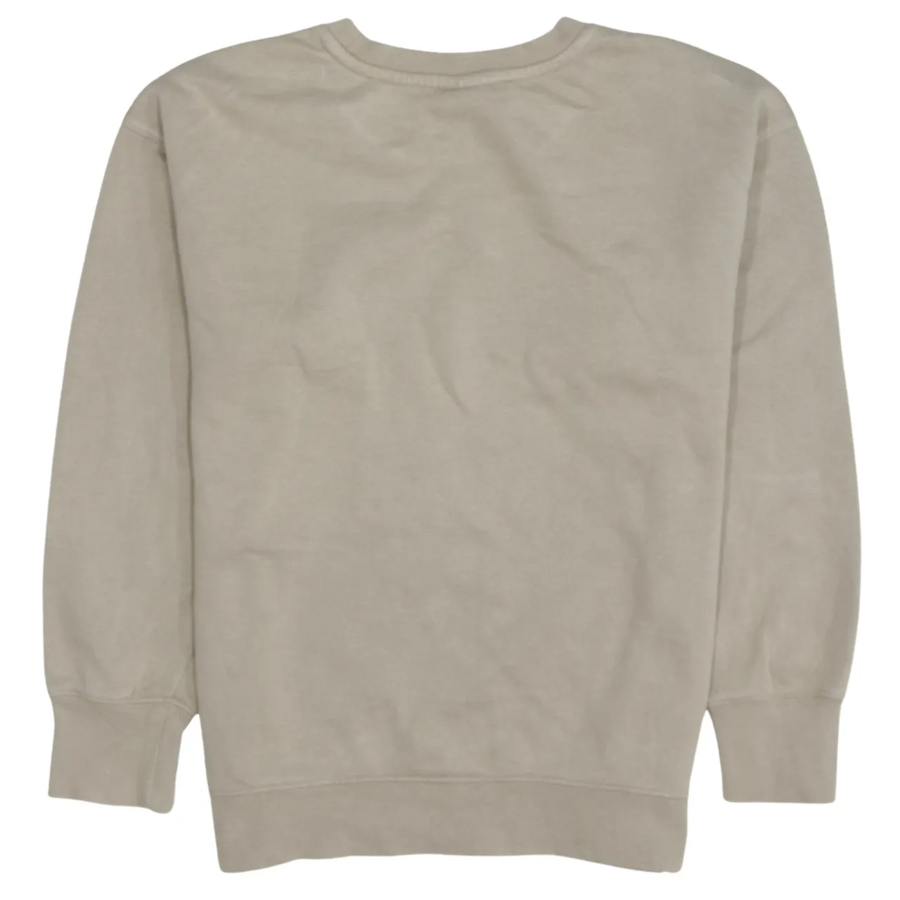 Nike Beige Cream Sweatshirt Women's Large Printed Swoosh Logo Crewneck Pullover Top sold by Vintage Club product image thumbnail 2