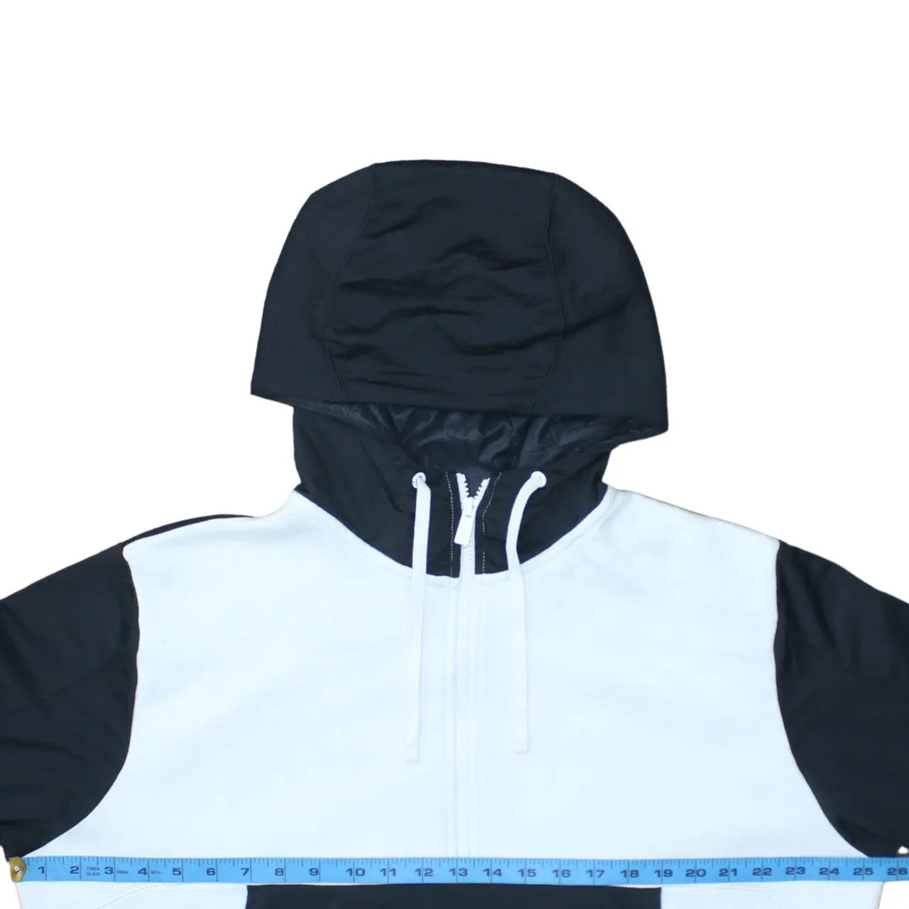 Nike Black White Hoodie Men's XLarge Printed Logo Front Pouch Colour Block Pullover Sweatshirt sold by Vintage Club product image thumbnail 5