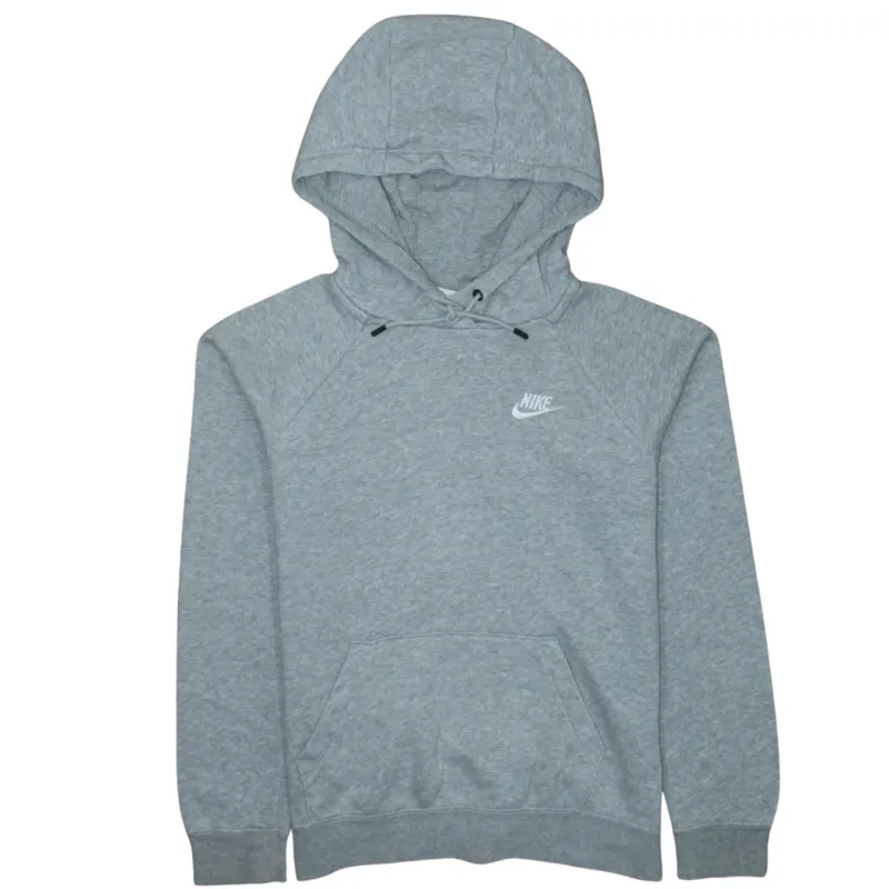 Nike Grey Pullover Hoodie Men's XSmall Embroidered Swoosh Logo Front Pocket Sweatshirt sold by Vintage Club