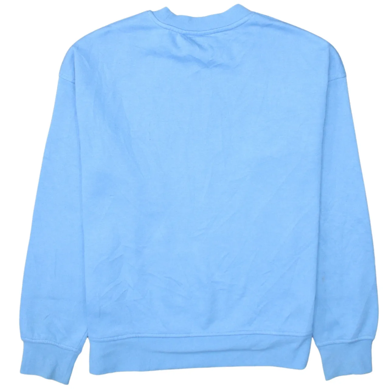 Disney Light Blue Sweatshirt Women’s XSmall Printed Stitch Graphic Ohana Means Family Pullover sold by Vintage Club product image thumbnail 2