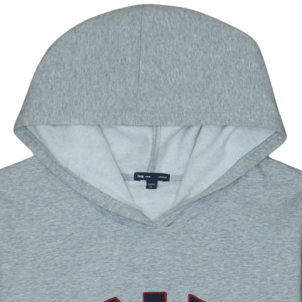 Gap Grey Hoodie Women’s XLarge Embroidered Logo Front Pouch Pocket Fleece Pullover Sweatshirt sold by Vintage Club product image thumbnail 3