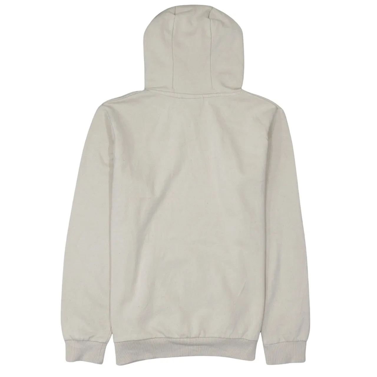 Fila Beige Cream Hoodie Men's Medium Embroidered Chest Logo Front Pocket Pullover Sweatshirt sold by Vintage Club product image thumbnail 2