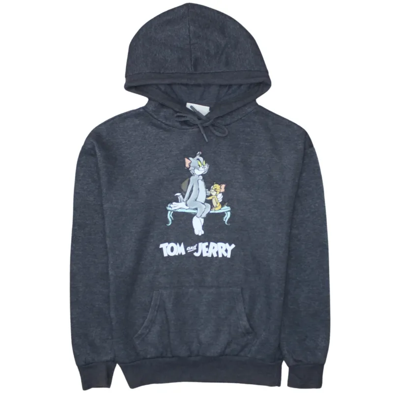 Primark Dark Charcoal Hoodie Women’s XXSmall Tom And Jerry Printed Graphic Pullover Sweatshirt sold by Vintage Club