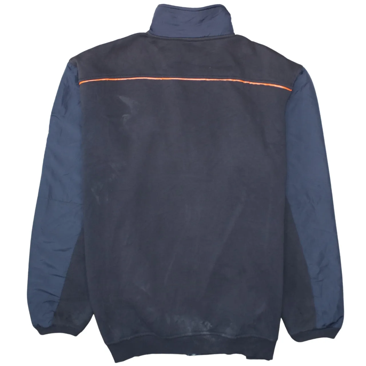 HUGO BOSS Navy Blue Jacket Women's 3XL Embroidered Logos Zip Pockets Fleece Lined Track Top sold by Vintage Club product image thumbnail 2