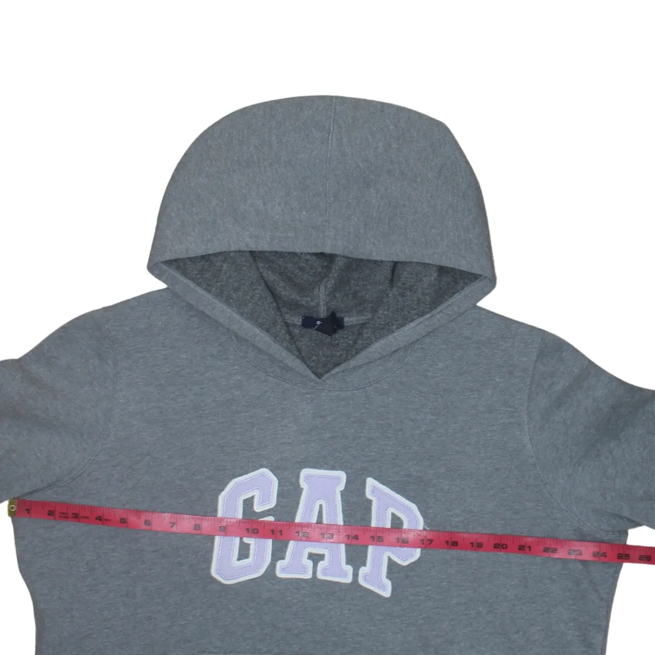 Gap Grey Hoodie Women’s XXLarge Embroidered Logo Front Pocket Pullover Sweatshirt sold by Vintage Club product image thumbnail 5