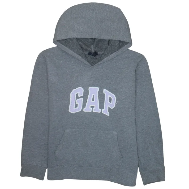 Gap Grey Hoodie Women’s XXLarge Embroidered Logo Front Pocket Pullover Sweatshirt sold by Vintage Club