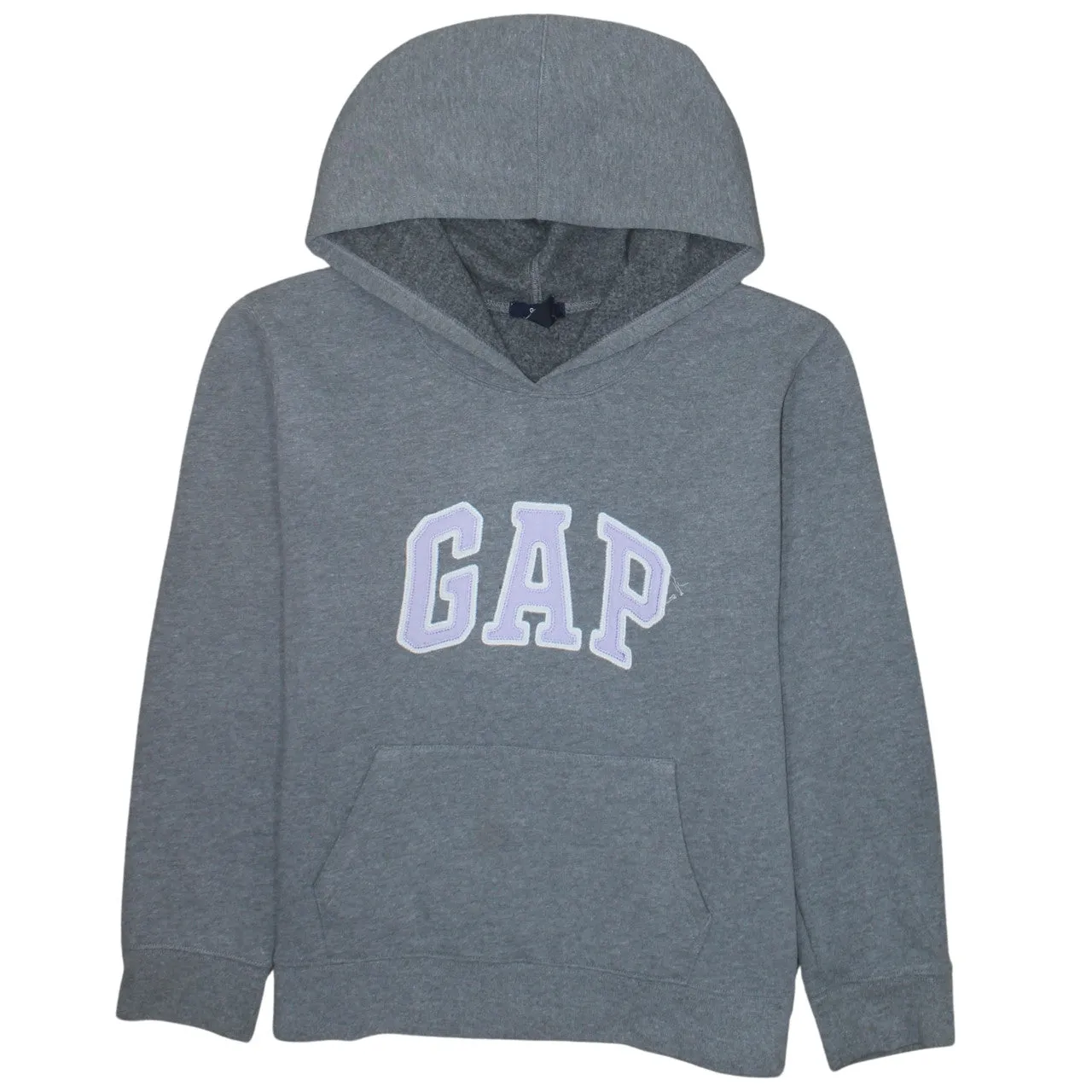 Gap Grey Hoodie Women’s XXLarge Embroidered Logo Front Pocket Pullover Sweatshirt sold by Vintage Club
