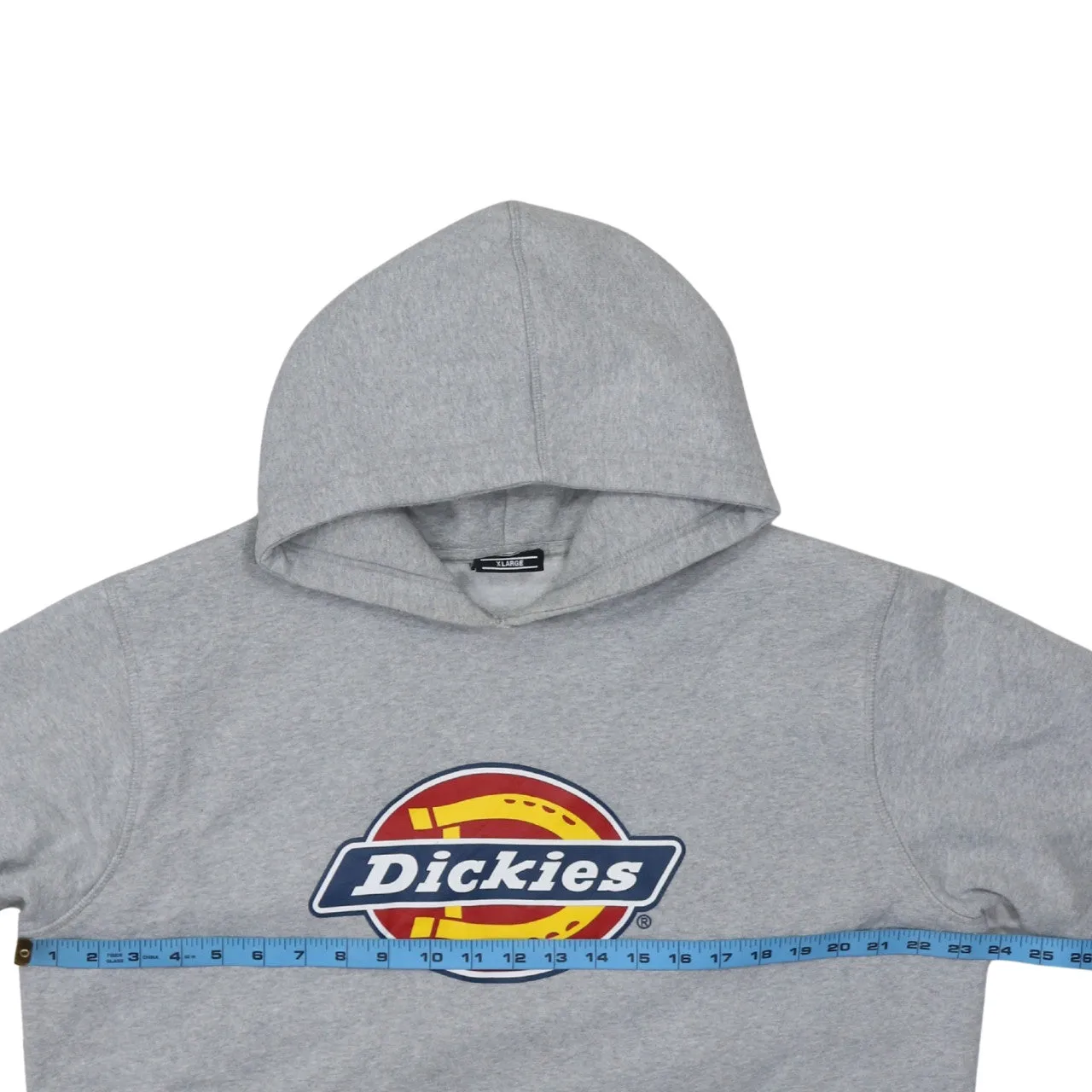 Dickies Grey Hoodie Women's XLarge Printed Logo Front Pouch Pocket Pullover Sweatshirt sold by Vintage Club product image thumbnail 5