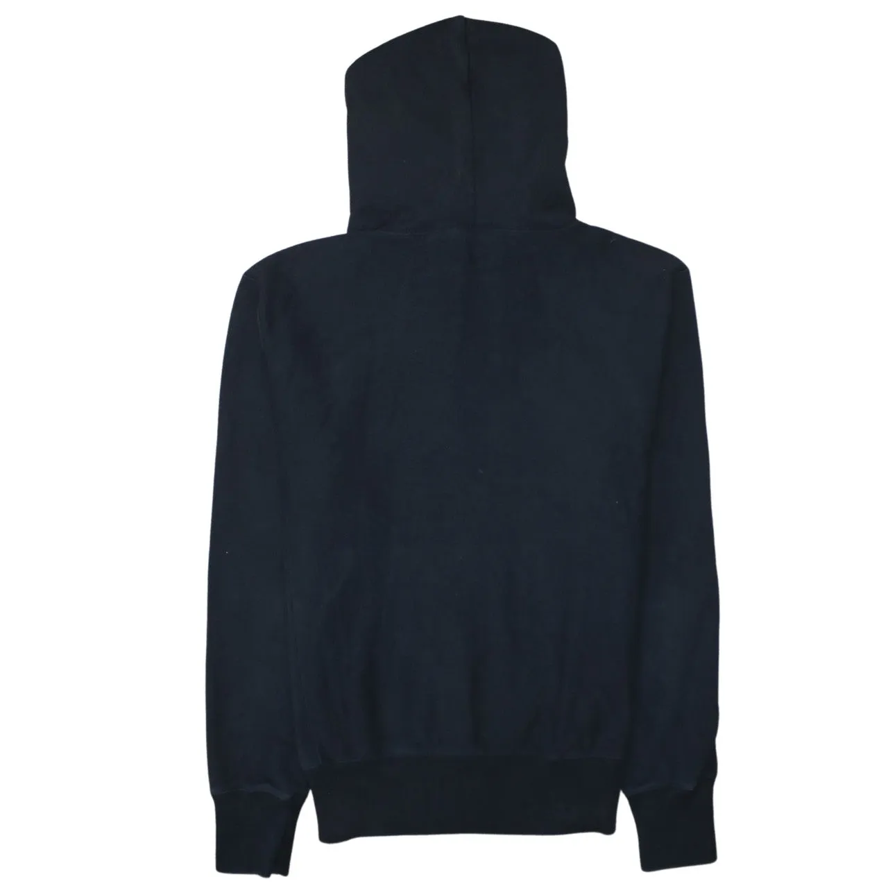 Champion Black Hoodie Women’s Large Embroidered Script Logo Front Pocket Pullover Sweatshirt sold by Vintage Club product image thumbnail 2