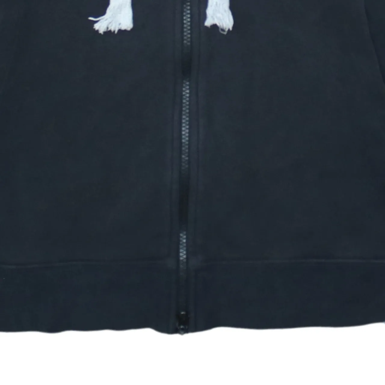 Nike Black Full Zip Hoodie Men's Large Nike Air Chest Logo Stripe Sleeve Sweatshirt sold by Vintage Club product image thumbnail 4