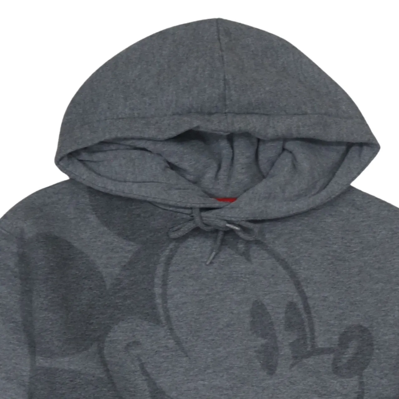 Disney Charcoal Grey Hoodie Men's Small Mickey Mouse Sleeve Logo Pullover Sweatshirt sold by Vintage Club product image thumbnail 3
