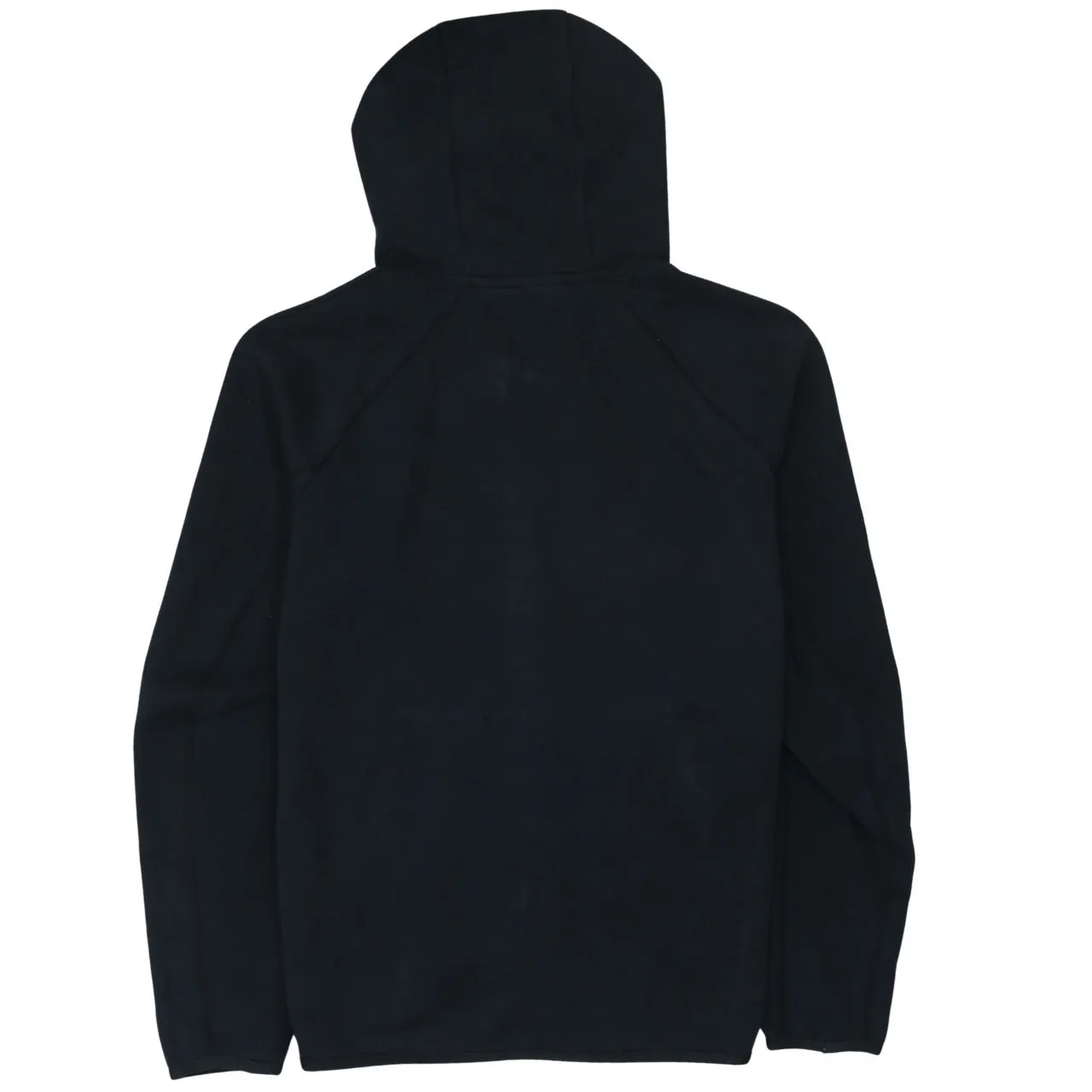 Nike Black Full Zip Hoodie Men's Medium Embroidered Swoosh Split Pockets Casual Sweatshirt sold by Vintage Club product image thumbnail 2