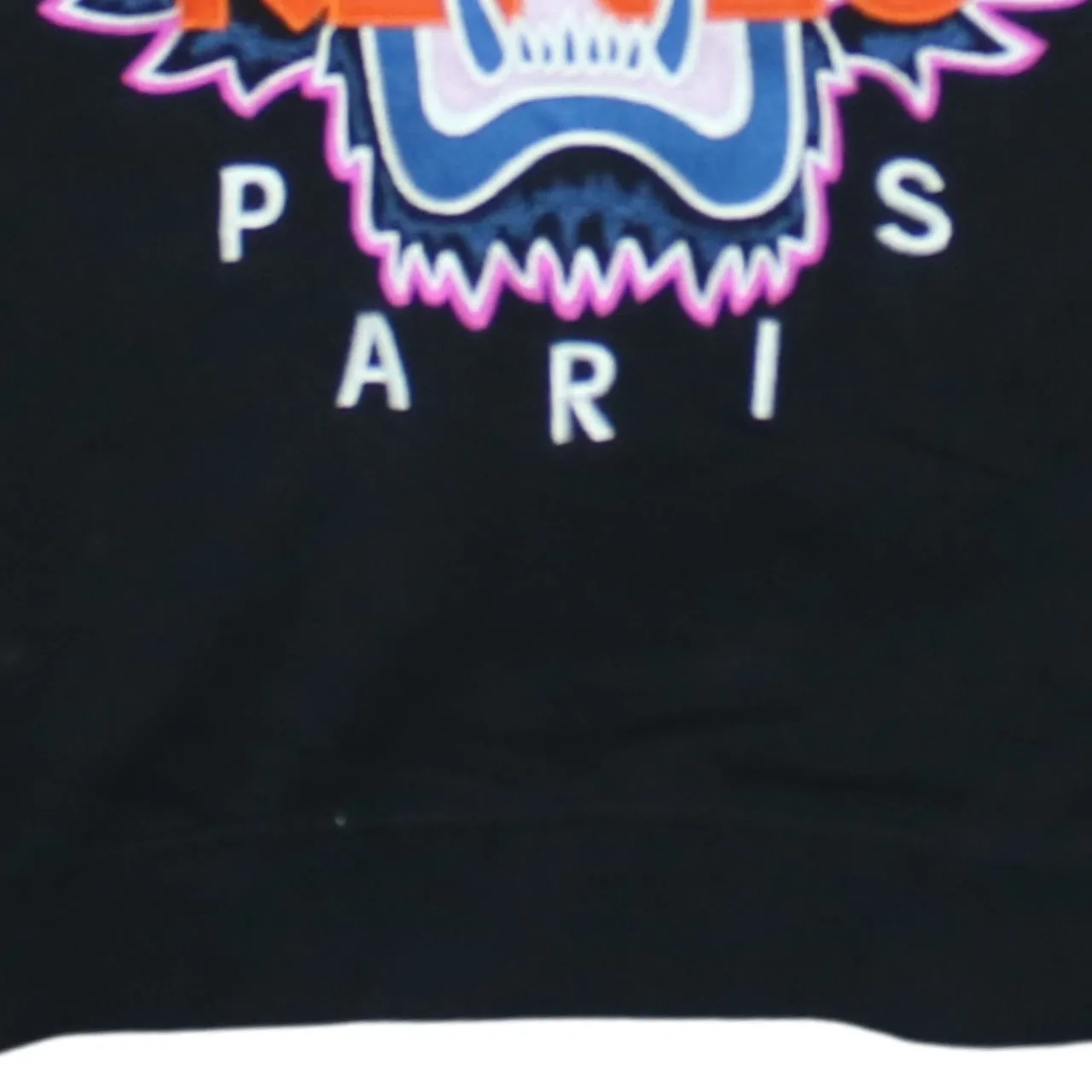 Kenzo Black Tiger Sweatshirt Women's Large Embroidered Logo Crewneck Pullover Jumper sold by Vintage Club product image thumbnail 4