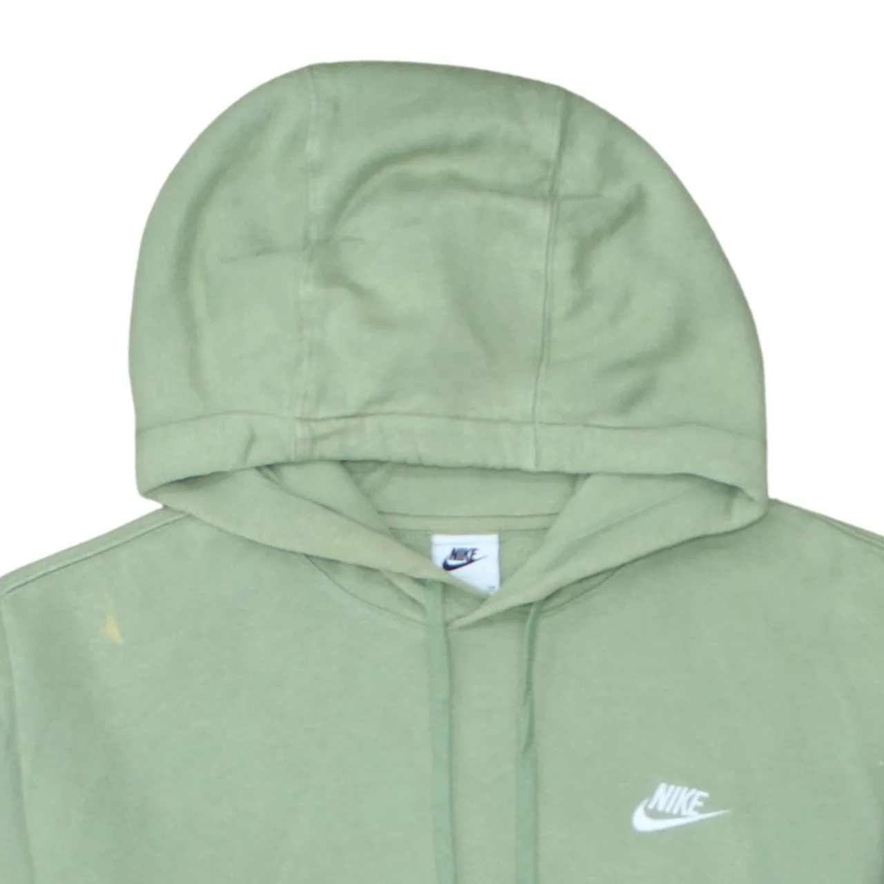 Nike Sage Green Hoodie Men's Small Embroidered Swoosh Logo Front Pocket Pullover Sweatshirt sold by Vintage Club product image thumbnail 3