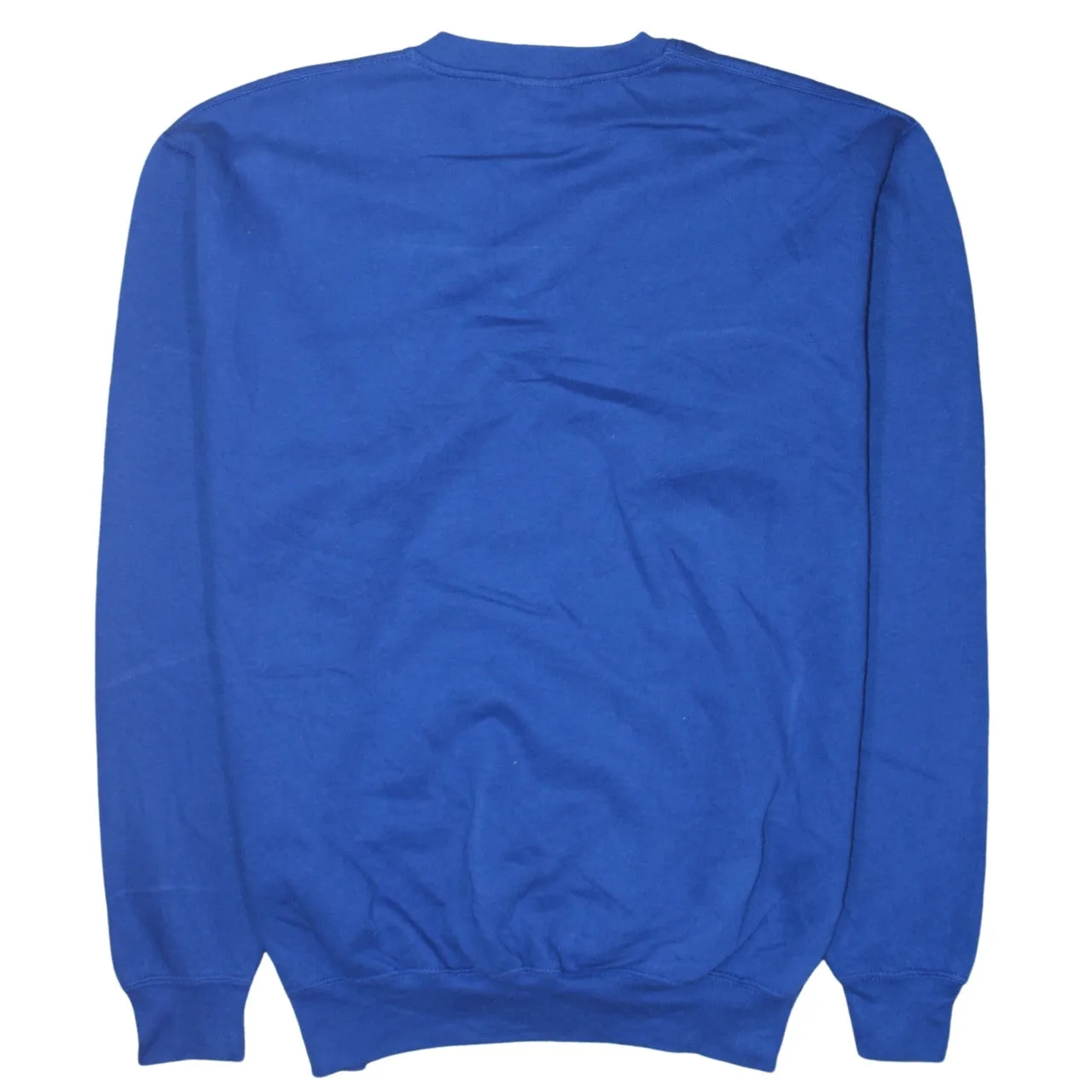 Russell Athletic Royal Blue Sweatshirt Men's Large Embroidered Bowling Club Logo Pullover Jumper sold by Vintage Club product image thumbnail 2