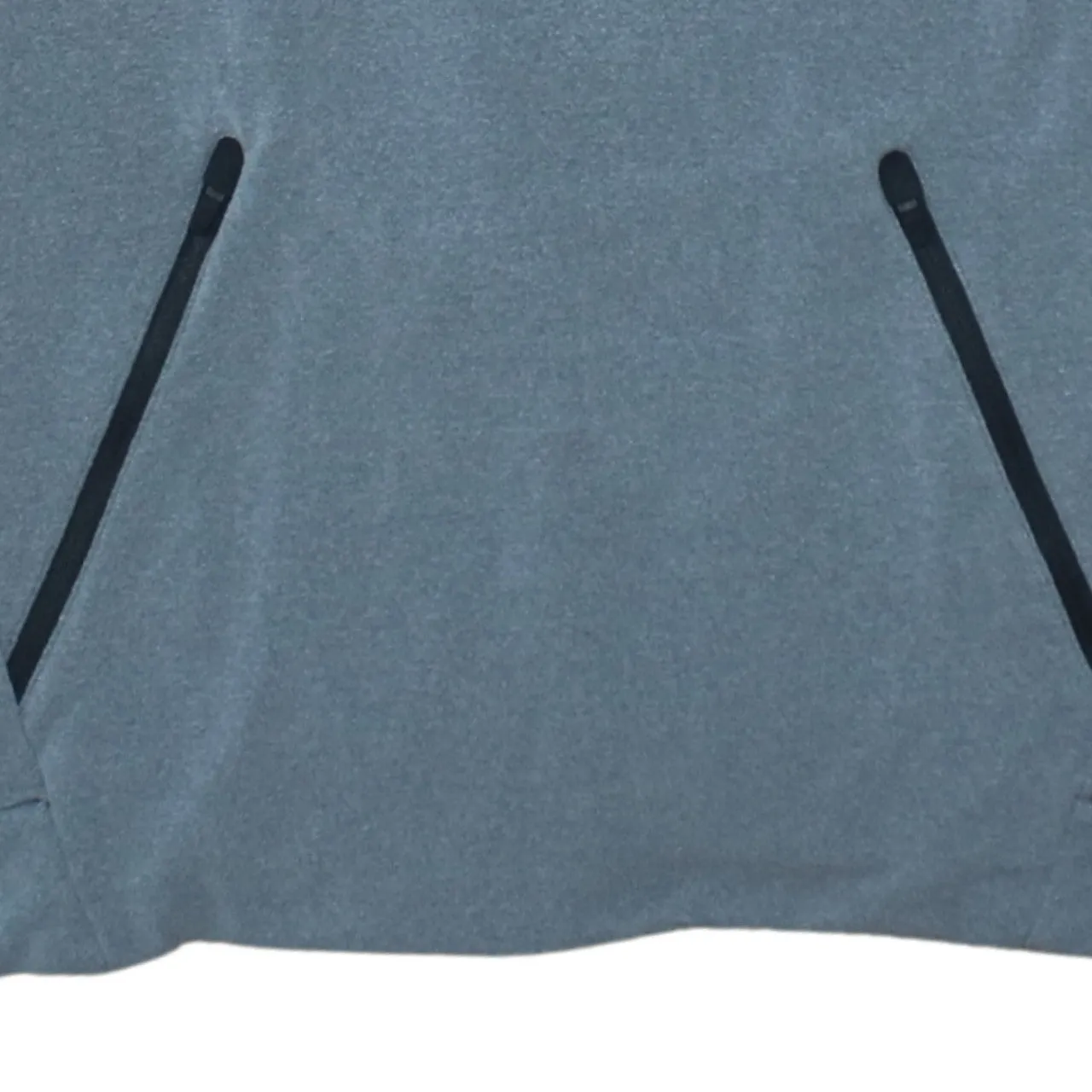 Nike Grey Hoodie Women’s XSmall Short Sleeve Printed Swoosh Zip Pockets Pullover Top sold by Vintage Club product image thumbnail 4