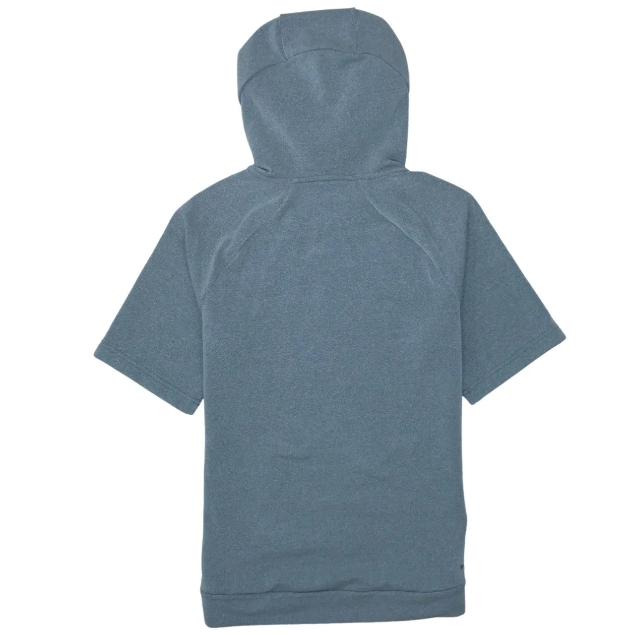 Nike Grey Hoodie Women’s XSmall Short Sleeve Printed Swoosh Zip Pockets Pullover Top sold by Vintage Club product image thumbnail 2