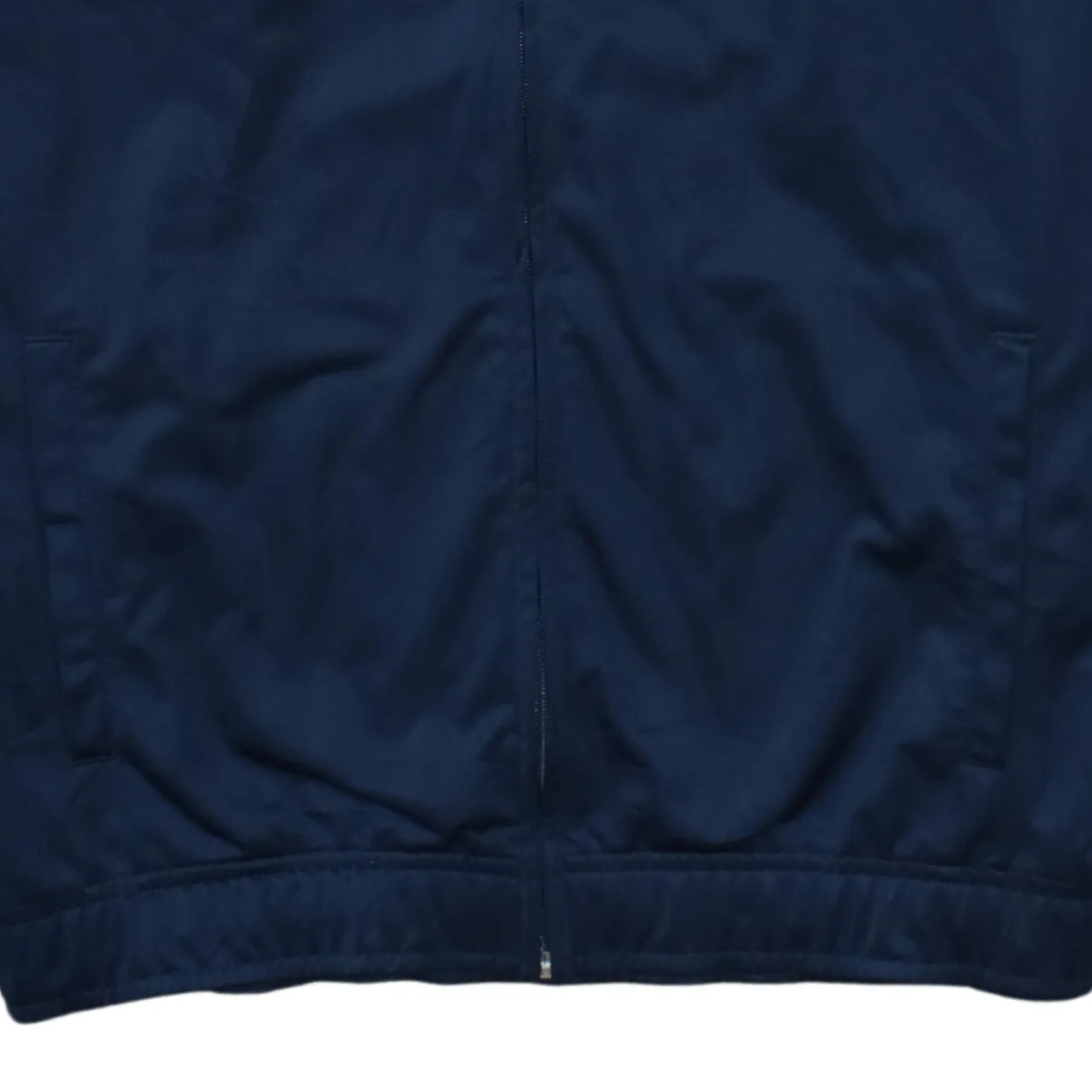 Champion Navy Blue Track Jacket Women’s XLarge Tape Logo Sleeves Full Zip Lightweight Top sold by Vintage Club product image thumbnail 4