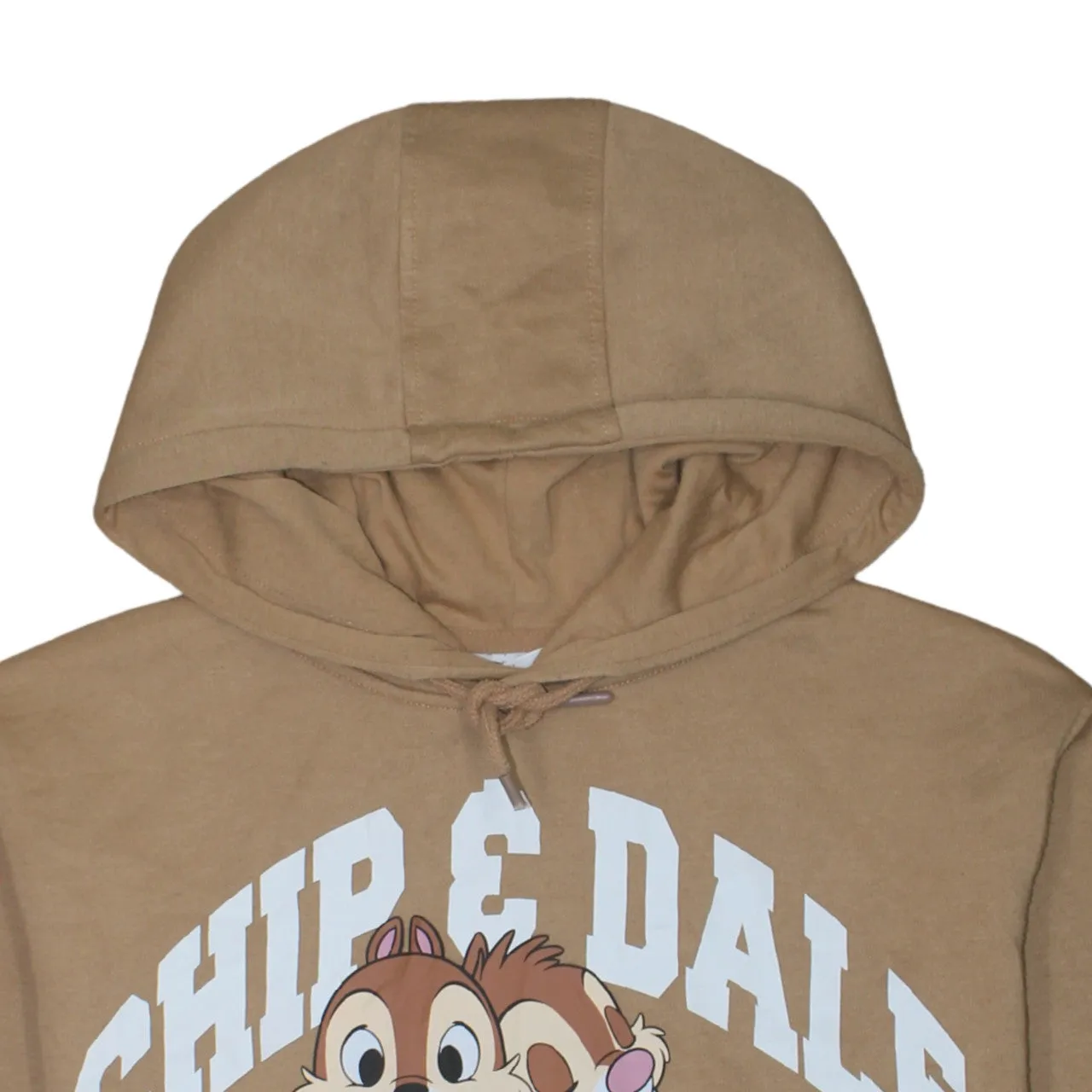 Disney Tan Brown Hoodie Women’s Small Chip Dale Printed Graphic Pullover Sweatshirt sold by Vintage Club product image thumbnail 3