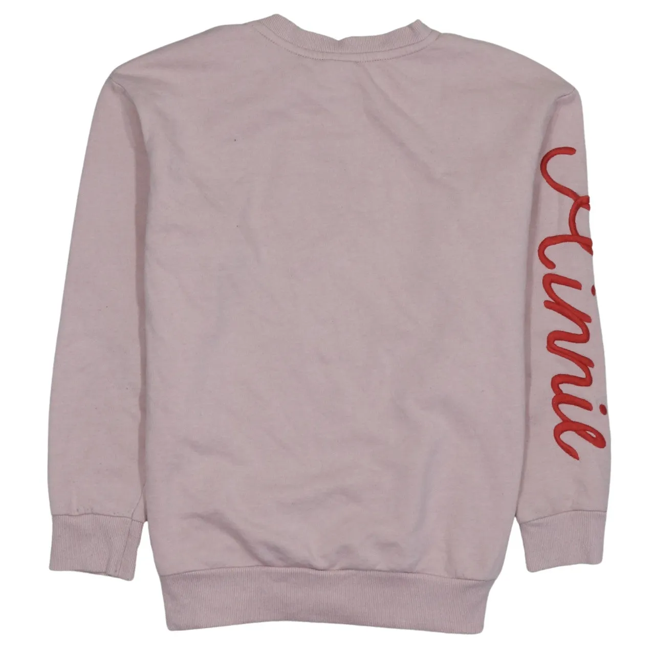 The North Face Pink Sweatshirt Women's Small Printed Minnie Mouse Graphic Crewneck Pullover Top sold by Vintage Club product image thumbnail 2