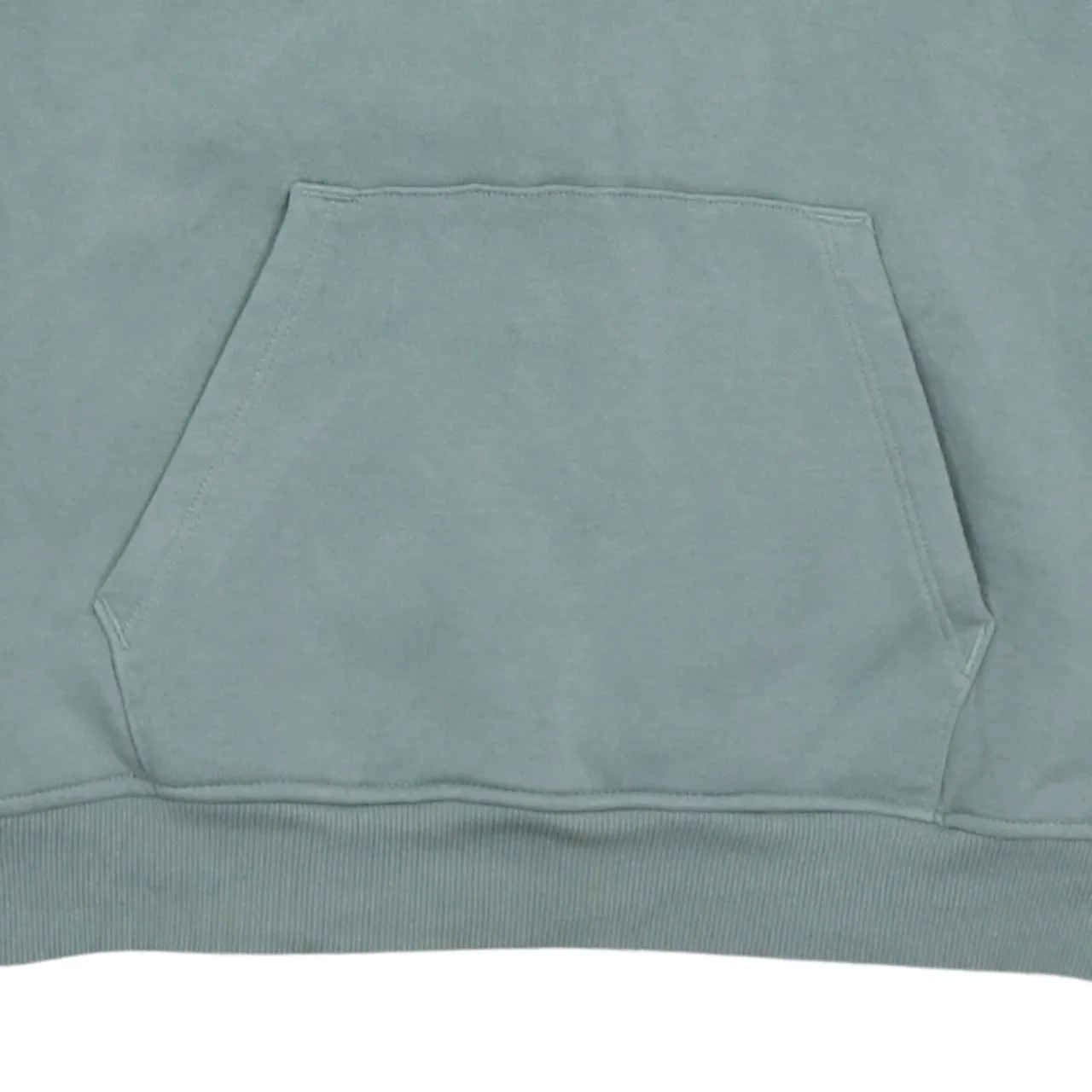 Puma Sage Green Hoodie Women’s Large Printed Logo Front Pocket Pullover Sweatshirt sold by Vintage Club product image thumbnail 4