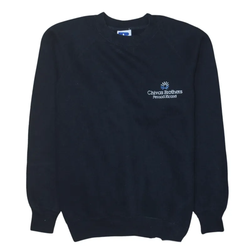 Russell Athletic Navy Blue Sweatshirt Men's XSmall Embroidered Chivas Brothers Logo Pullover made by Russell Athletic