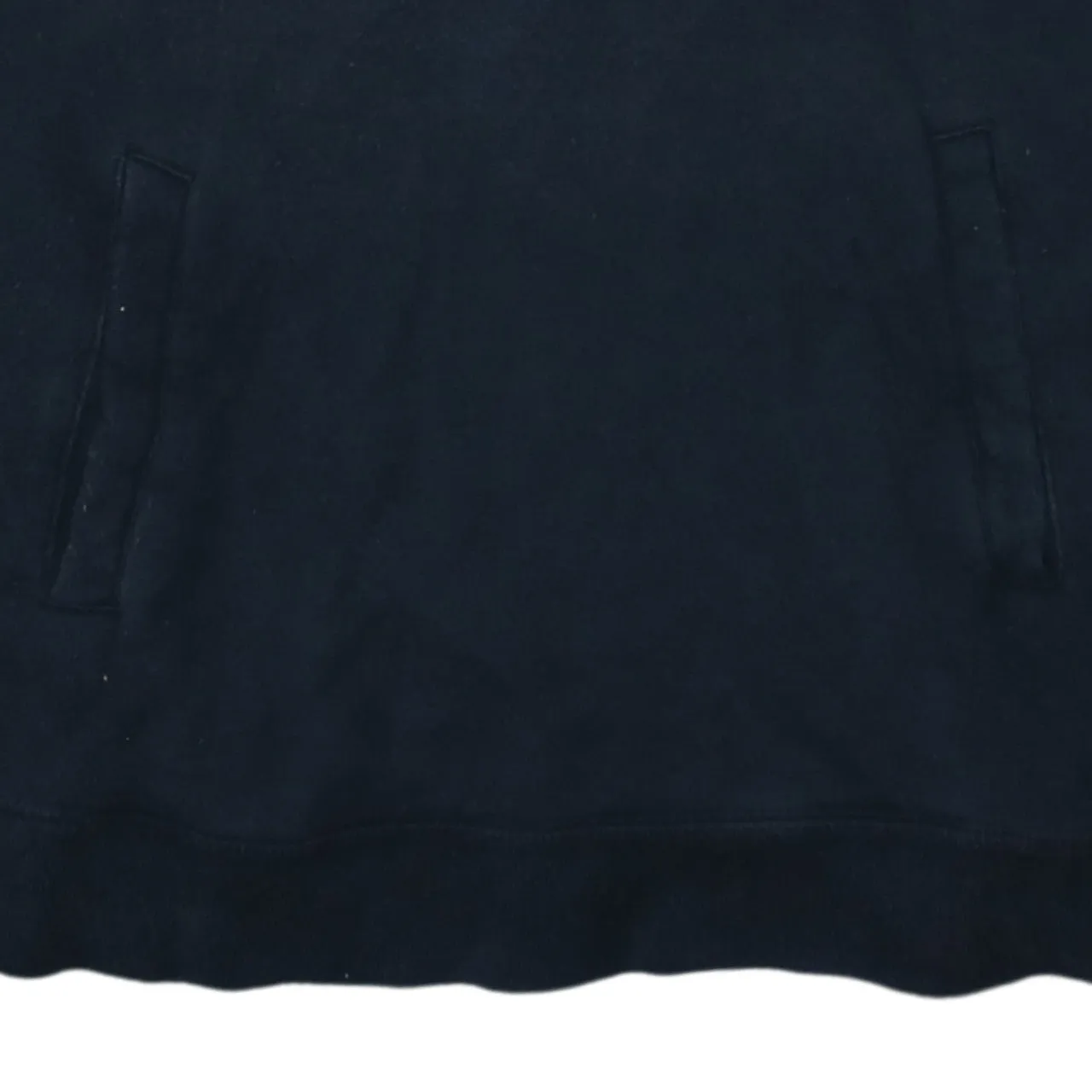 Nike Black Hoodie Women’s Medium Printed Swoosh Logo Front Pouch Pullover Sweatshirt sold by Vintage Club product image thumbnail 4