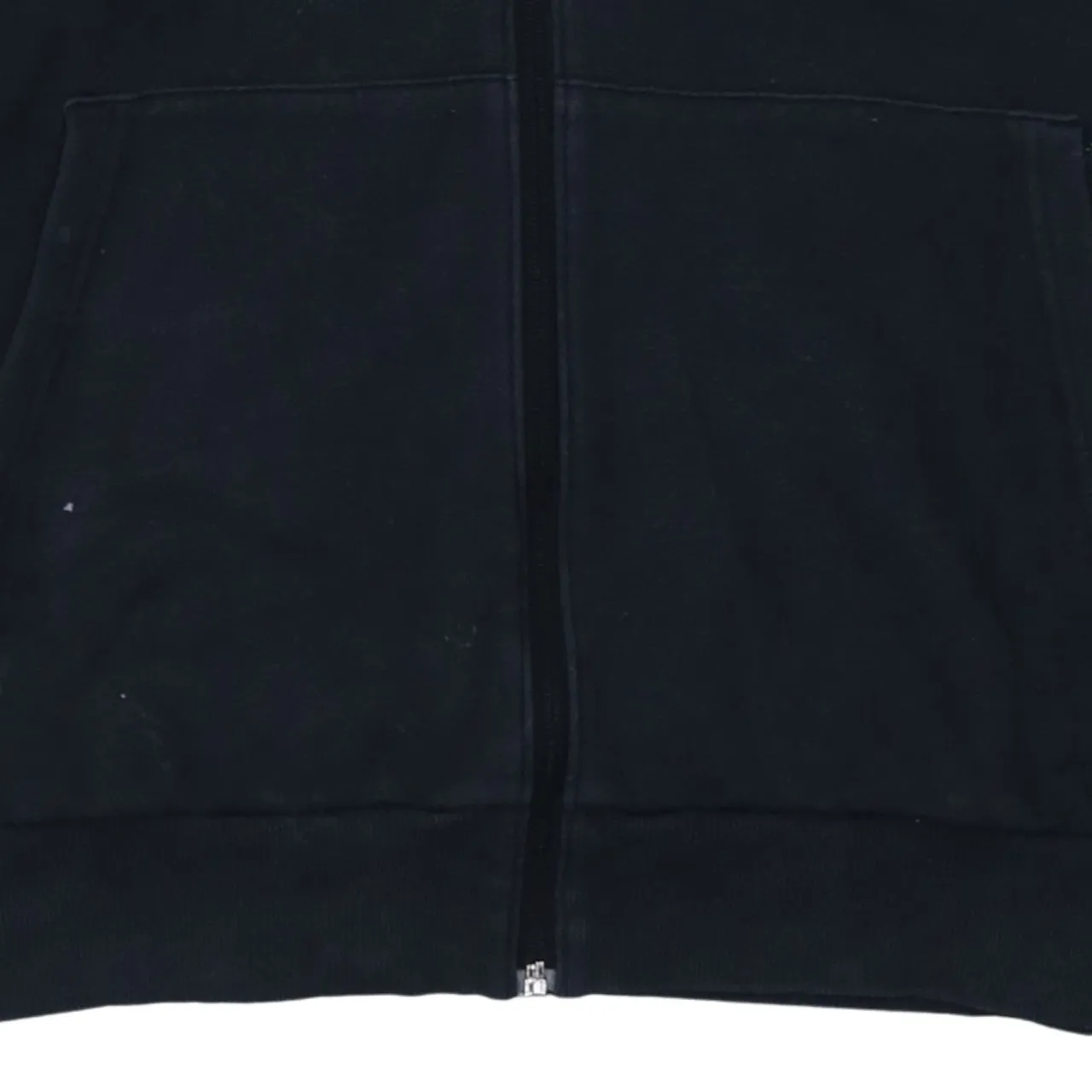 Under Armour Black Full Zip Hoodie Men's Small Printed Chest Logos Front Pockets Fleece Sweatshirt sold by Vintage Club product image thumbnail 4