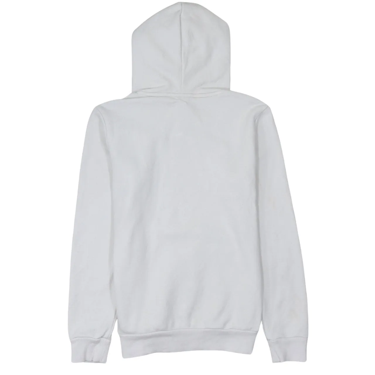 Puma White Hoodie Women’s Small Embroidered Chest Logo Drawstring Hood Front Pocket Sweatshirt sold by Vintage Club product image thumbnail 2