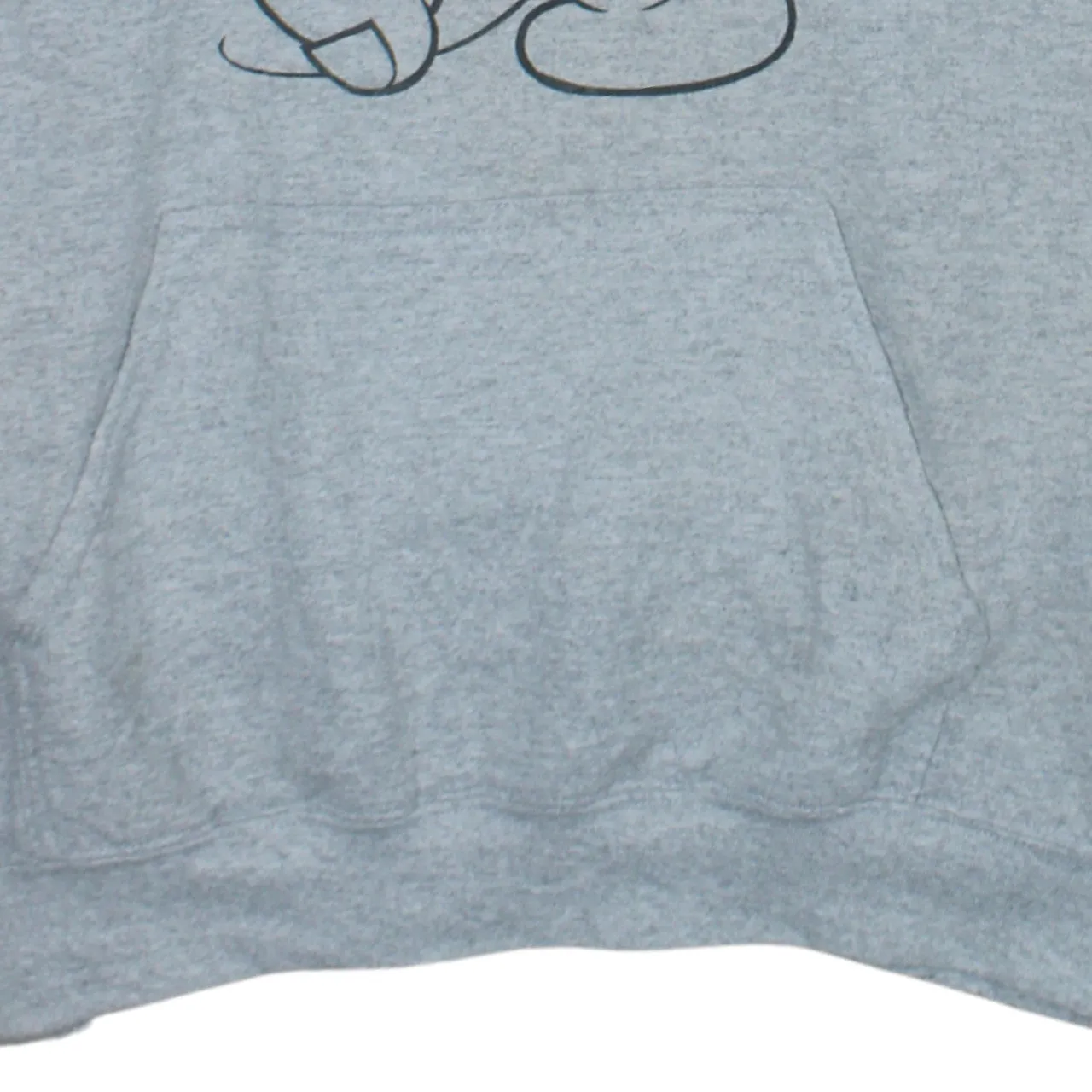 Disney Grey Hoodie Women’s Large Printed Mickey Mouse Graphic Front Pocket Sweatshirt sold by Vintage Club product image thumbnail 4