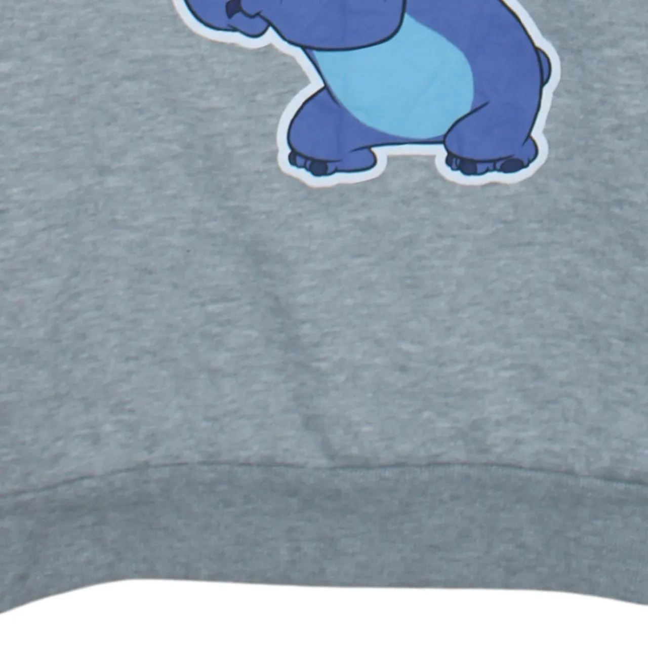 Disney Grey Stitch Sweatshirt Women's Large Printed Graphic Crewneck Pullover Fleece Top sold by Vintage Club product image thumbnail 4