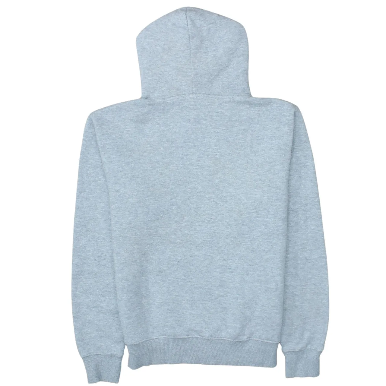 The North Face Light Grey Hoodie Women’s Medium Printed Logo Front Pocket Pullover Sweatshirt sold by Vintage Club product image thumbnail 2