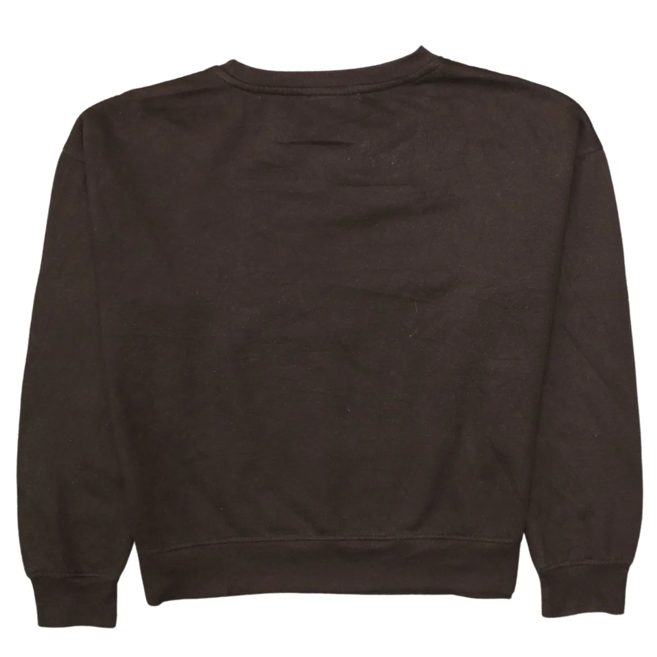 Disney Brown Sweatshirt Women’s Small Printed Bambi Logo Crewneck Pullover Fleece Top sold by Vintage Club product image thumbnail 2