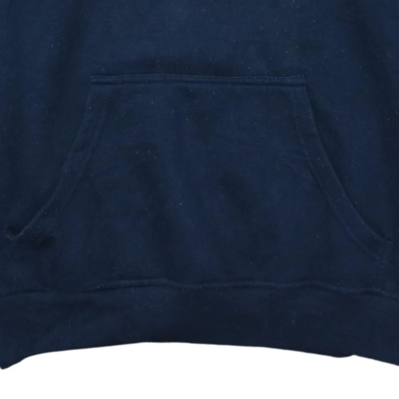 Hugo Boss Navy Blue Hoodie Women's XLarge Printed Chest Logo Drawstring Pullover Sweatshirt sold by Vintage Club product image thumbnail 4