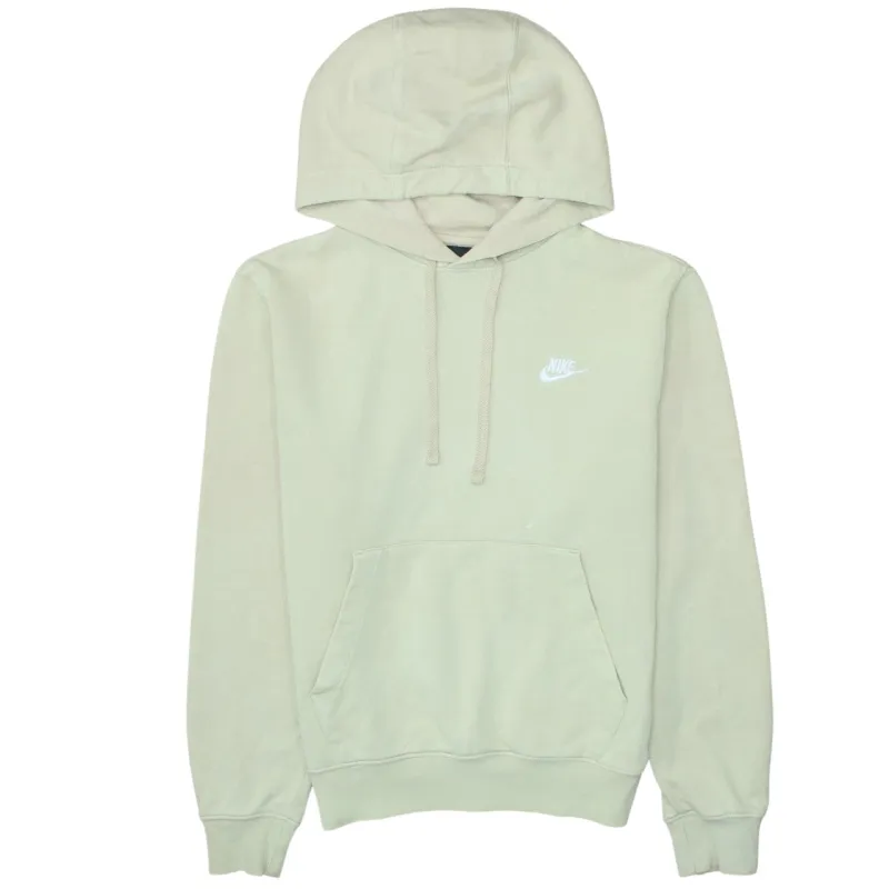 Nike Pale Yellow Hoodie Men's XSmall Embroidered Swoosh Logo Front Pocket Pullover Sweatshirt sold by Vintage Club