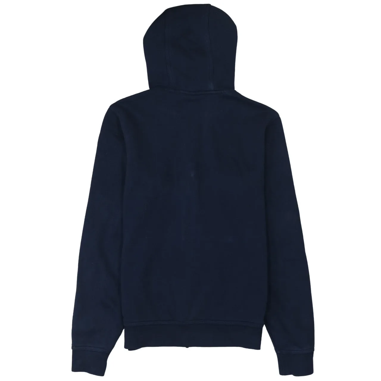 Nike Navy Blue Full Zip Hoodie Men’s Small Embroidered Swoosh Split Pocket Sweatshirt sold by Vintage Club product image thumbnail 2