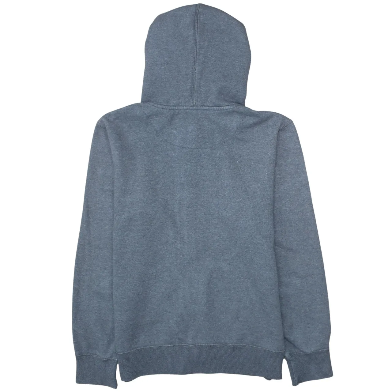 Nike Charcoal Grey Full Zip Hoodie Men's Small Embroidered Swoosh Drawstring Pockets Sweatshirt sold by Vintage Club product image thumbnail 2