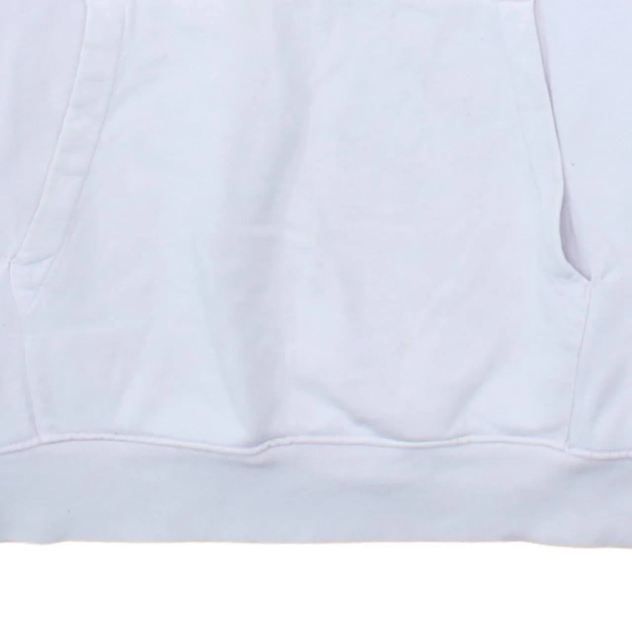 Champion Light Pink Hoodie Women’s Large Embroidered Logo Branded Tape Sleeves Pullover Sweatshirt sold by Vintage Club product image thumbnail 4