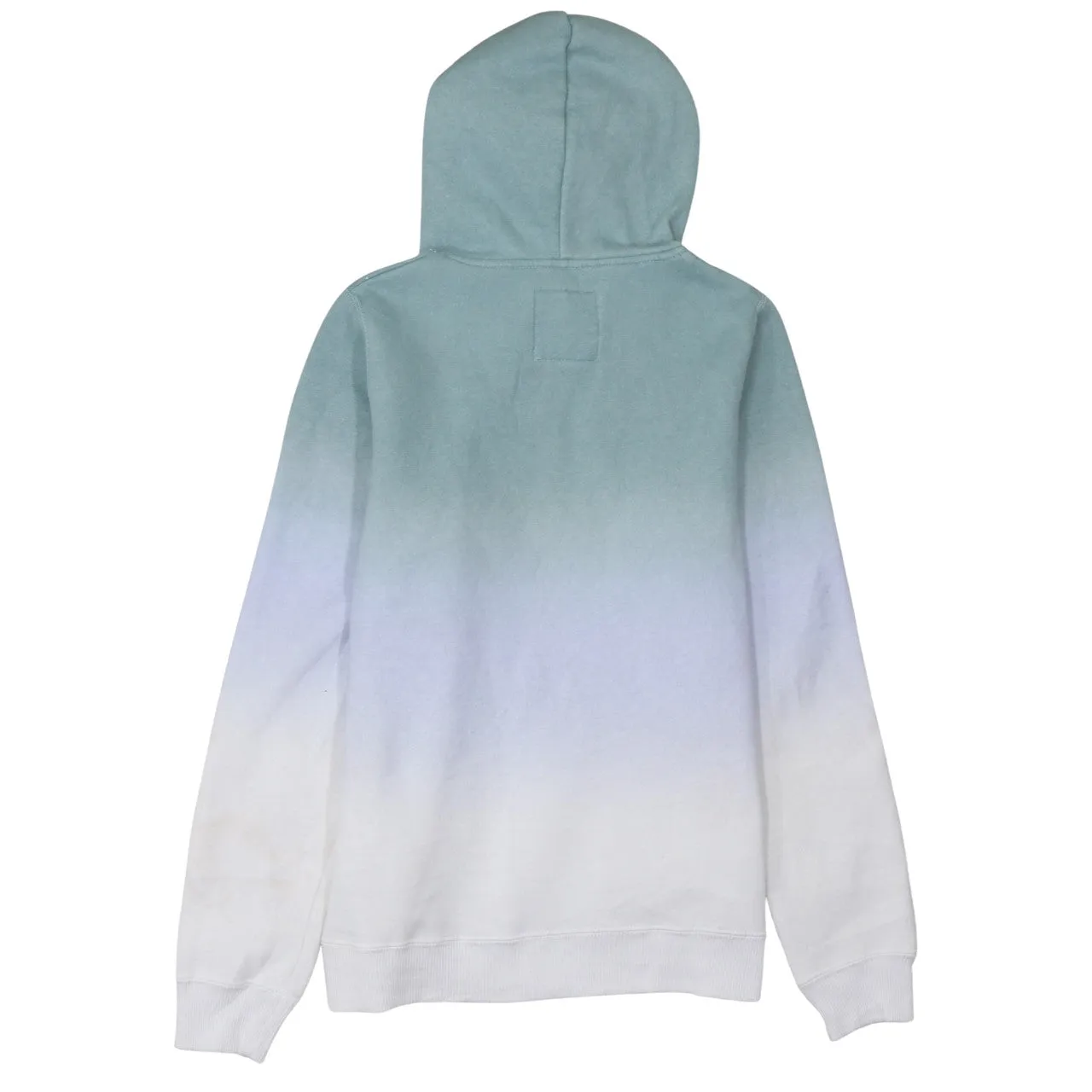 Hollister Blue Ombre Hoodie Women’s Medium Printed Logo Front Pocket Pullover Sweatshirt sold by Vintage Club product image thumbnail 2