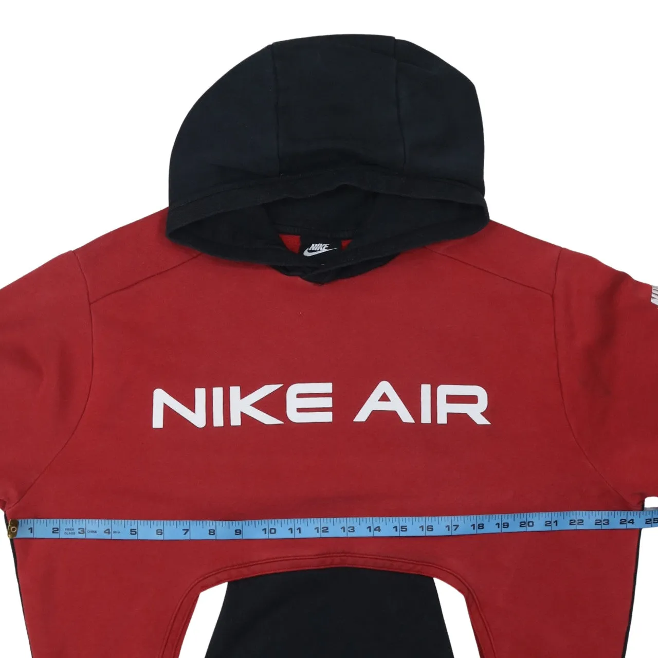 Nike Red Black Hoodie Men’s Large Nike Air Printed Logo Front Pouch Pullover Sweatshirt sold by Vintage Club product image thumbnail 5