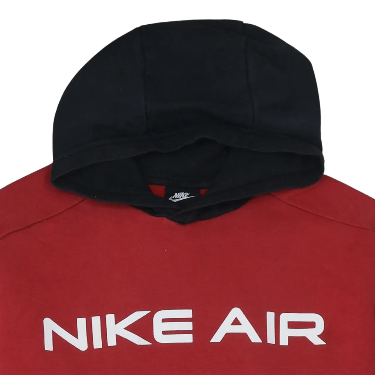 Nike Red Black Hoodie Men’s Large Nike Air Printed Logo Front Pouch Pullover Sweatshirt sold by Vintage Club product image thumbnail 3