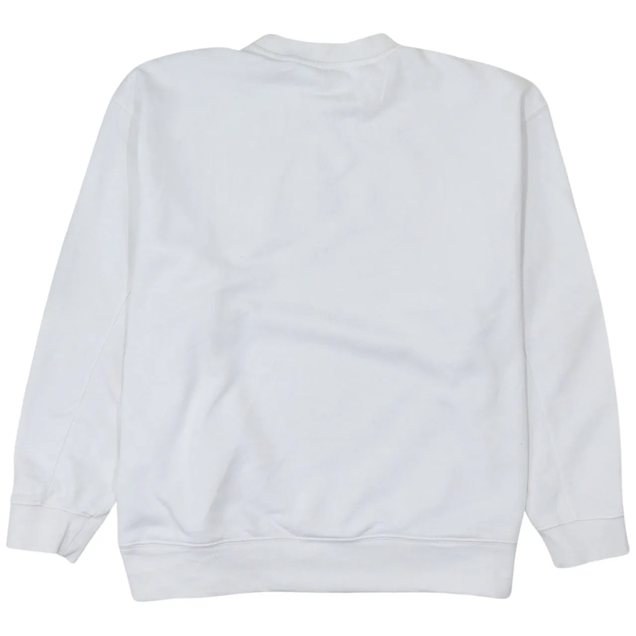 Adidas White Sweatshirt Women's XSmall Embroidered Trefoil Logo Crewneck Pullover Top sold by Vintage Club product image thumbnail 2