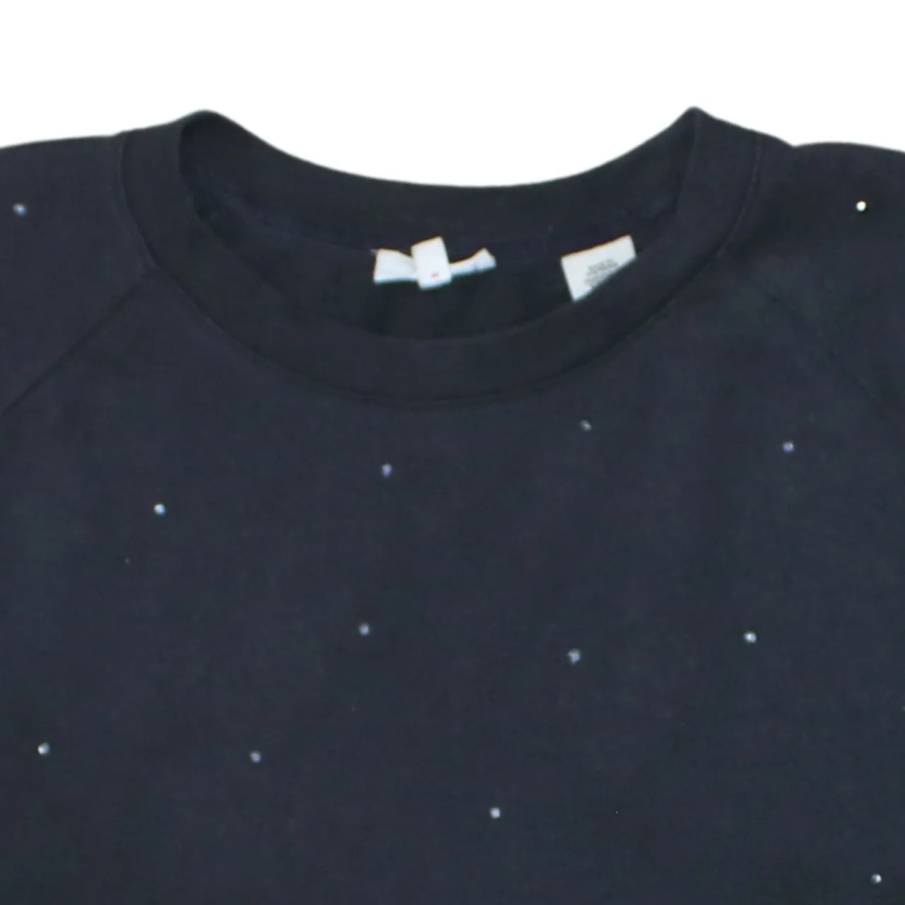Levi's Black Sweatshirt Men's XLarge Studded Dot Design Crewneck Pullover Top sold by Vintage Club product image thumbnail 3