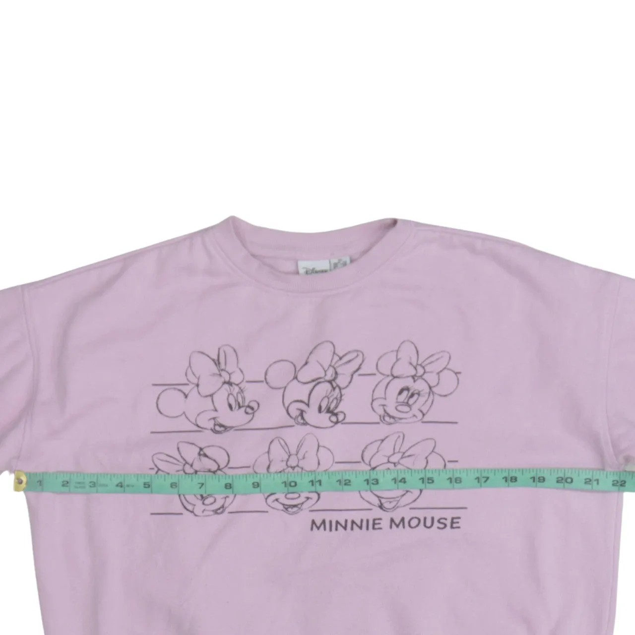 Disney Pink Sweatshirt Women's XSmall Minnie Mouse Printed Graphic Crewneck Pullover Top sold by Vintage Club product image thumbnail 5