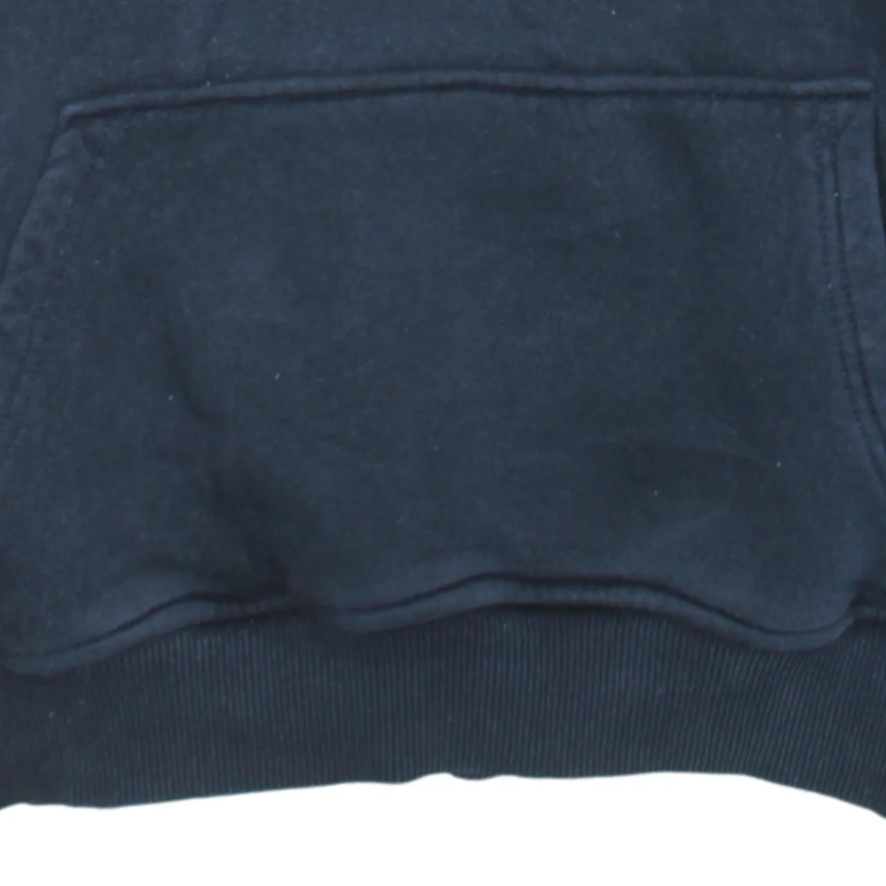 Hugo Boss Navy Blue Hoodie Women’s Medium Embroidered Logo Front Pocket Pullover Sweatshirt sold by Vintage Club product image thumbnail 4